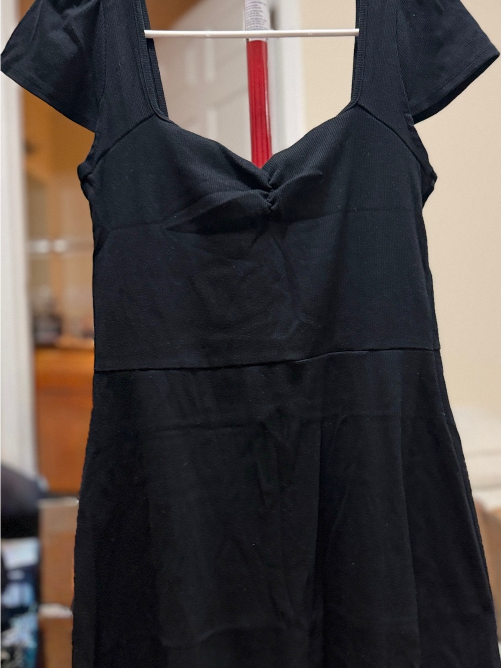 wild fable Black Mini Fit-and-Flare Dress